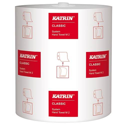 Katrin Classic System Towel M2 2 Ply White (x6)