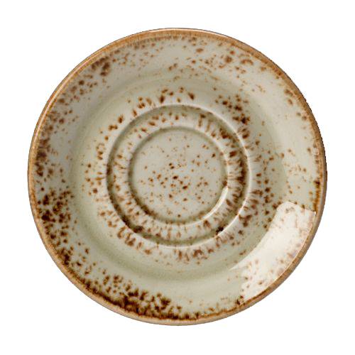 Craft Green Double Well Saucer 14.5cm (x36)