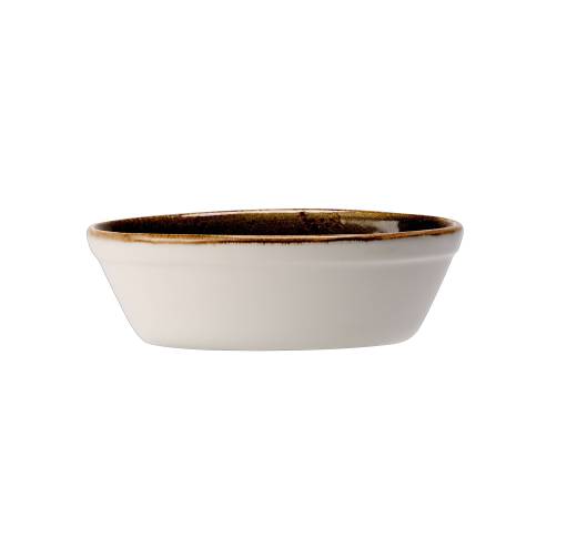 Craft Brown Oval Sole Dish 21.5x14cm (x12)