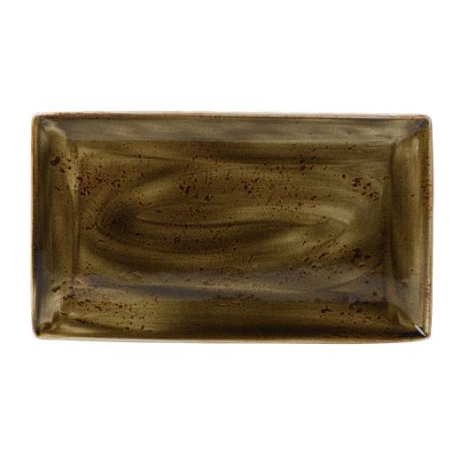 Craft Brown Rectangle Three 33x19cm (x6)