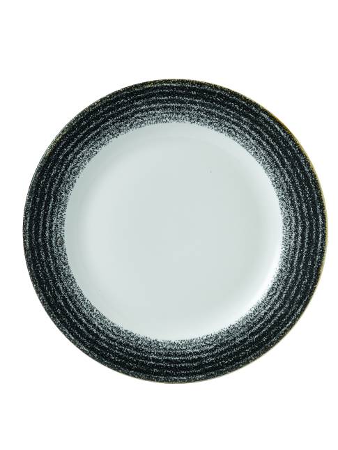 Studio Prints Charcoal Black Rimmed Plate 26.1cm (x12)