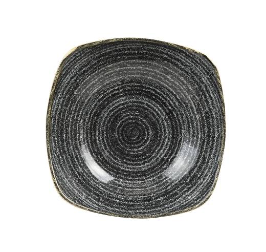 Studio Prints Charcoal Black Square Bowl 23.5cm/127.9cl (x12)