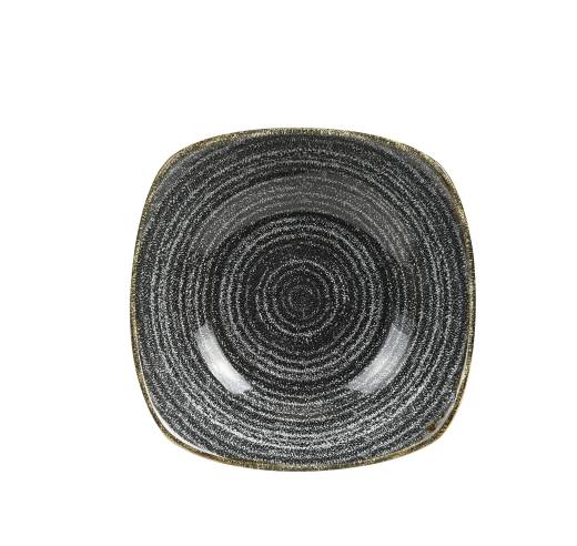 Studio Prints Charcoal Black Square Bowl 20.7cm/93.8cl (x12)