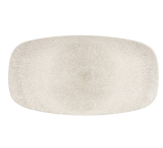 Raku Agate Grey Chefs Oblong Plate No.4 35.5x18.9cm/13.5x7.5in (x6)