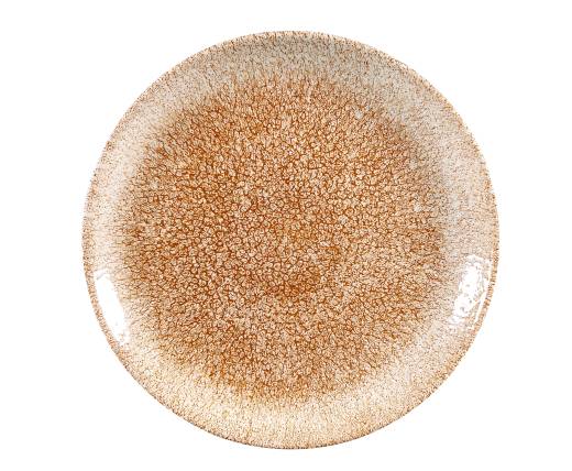 Raku Garnet Orange Medium Coupe Plate 21.7cm/8.5in (x12)