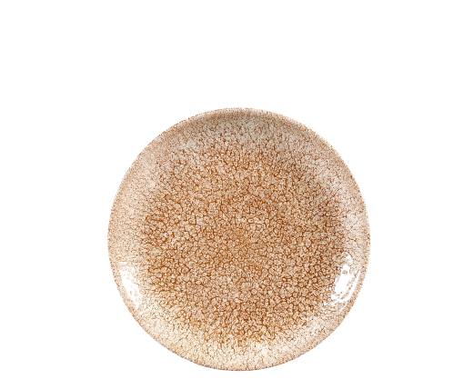 Raku Garnet Orange Coupe Plate 16.5cm (x12)