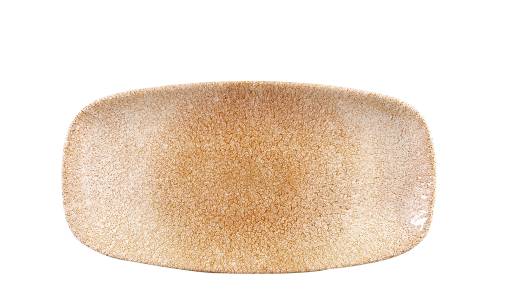 Raku Garnet Orange Chefs Oblong Plate No.3 29.8x15.3cm/11.75x6in (x12)