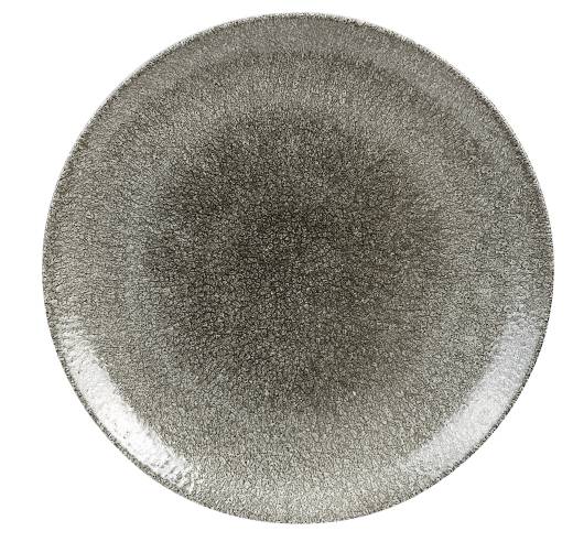 Raku Quartz Black Coupe Plate 28.8cm (x12)