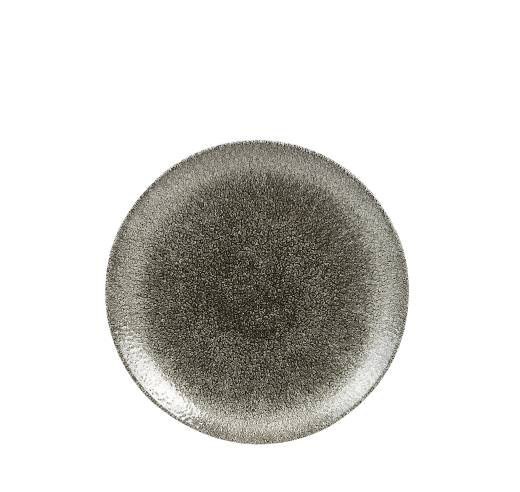 Raku Quartz Black Coupe Plate 16.5cm (x12)
