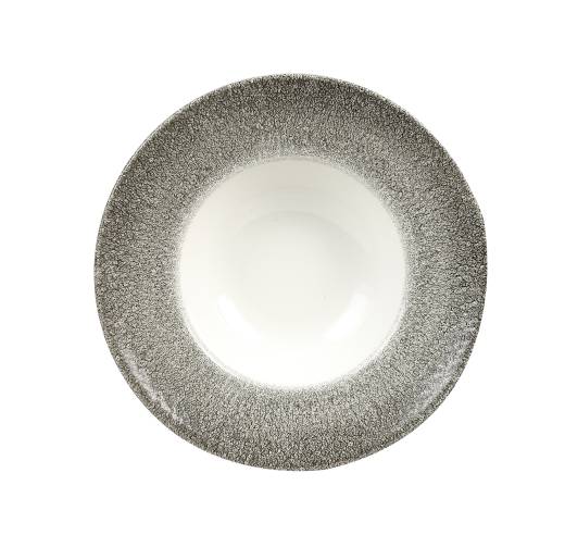 Raku Quartz Black Profile Wide Rim Bowl 28cm/11in 46.8cl/16.5oz (x12)