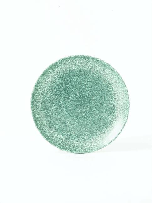 Raku Topaz Blue Medium Coupe Plate 21.7cm/8.5in (x12)