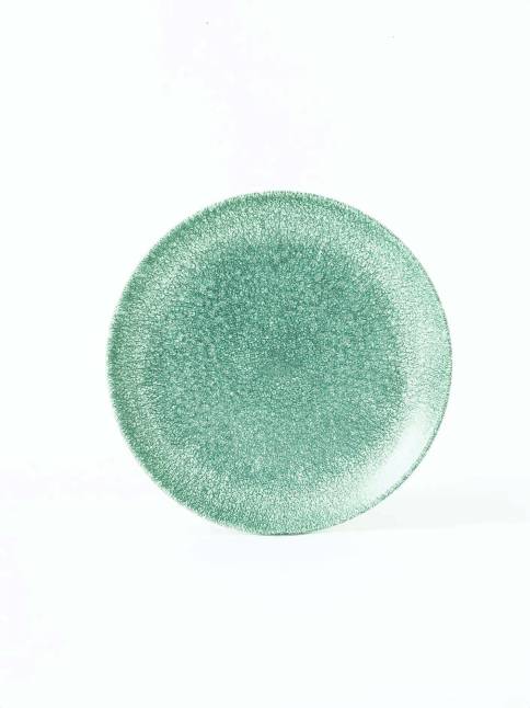 Raku Topaz Blue Coupe Plate 16.5cm (x12)