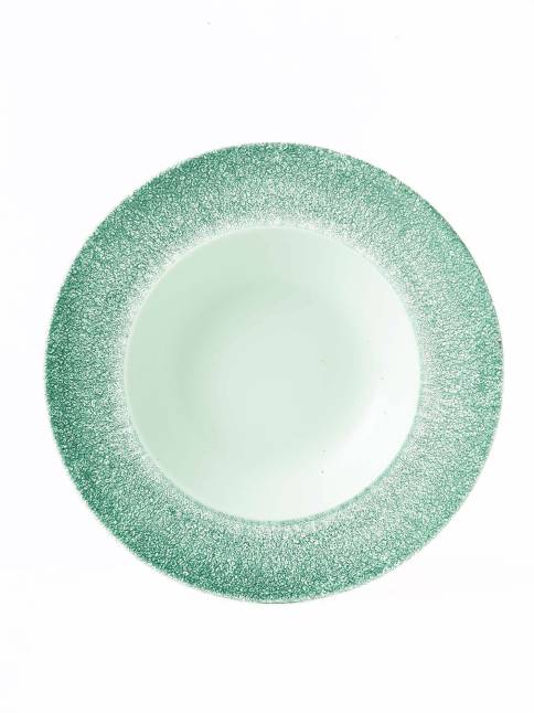 Raku Topaz Blue Profile Wide Rim Bowl 24cm/9.5in 28.4cl/10oz (x12)