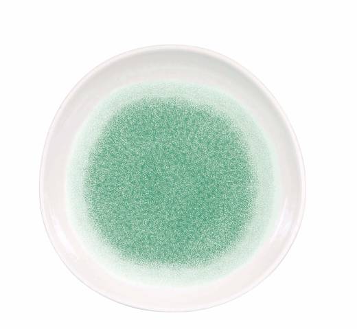 Raku Topaz Blue Organic Round Bowl 25.3cm/9.9in 110cl/38oz (x12)