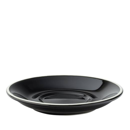 Barista Black Saucer 15cm (x12)