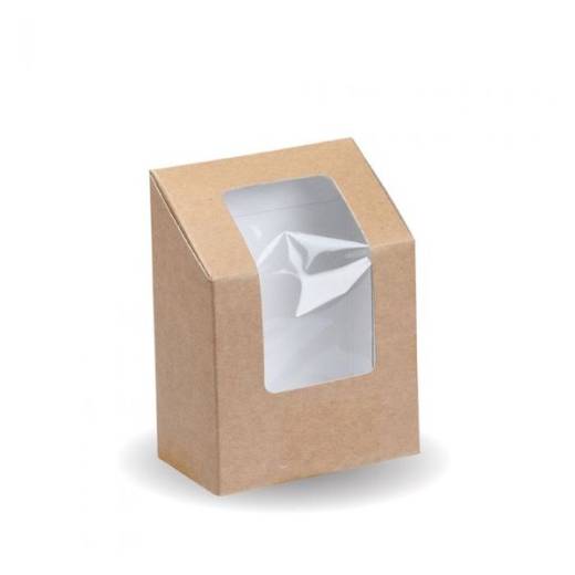 BioPak PLA Lined Tuck Top Tortilla Pack Kraft (x600)