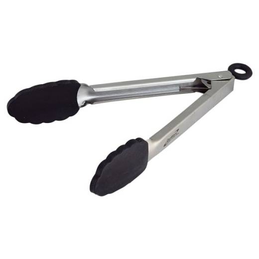 Stainless Steel Locking Tongs with Silicone Tip 9in/23cm