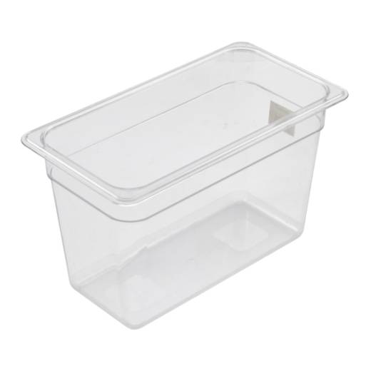 1/3 Polycarbonate Gastronorm Pan 20cm Clear