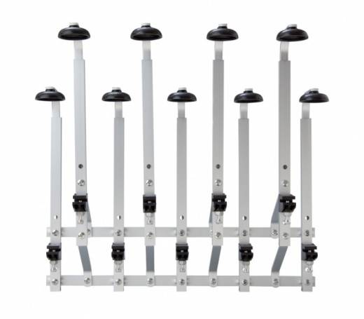 Staggered Wall 9 Bottle Rack (70cl/1 litre)