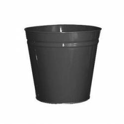 Steel Wastebasket Black