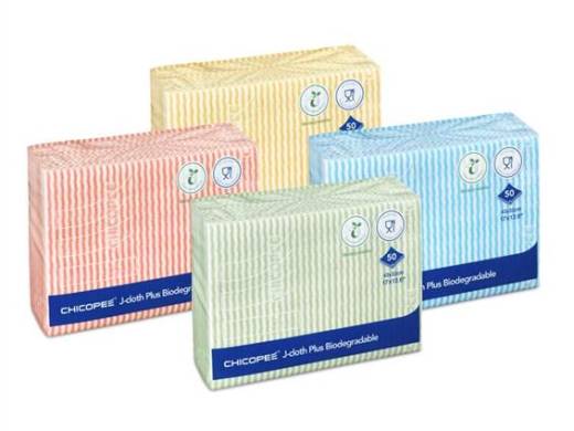 Chicopee J-Cloth Plus Biodegradable/Compostable Green (x50)