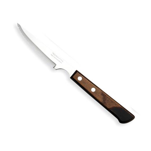 Tramontina 4in Steak Knife Polywood Brown (x12)