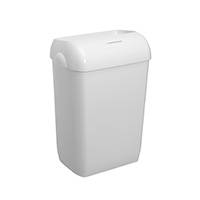 SCOTT CONTROL Aquarius Plastic Washroom Bin -  White