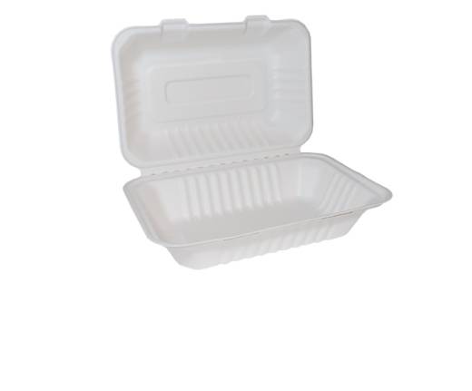 BioPak Bagasse Clamshell Large 9x6in (x250)