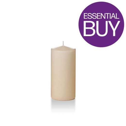 Pillar Candle Ivory 150x80mm (x6)