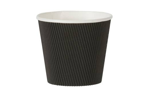 19oz Ripple Pot Black (x500)