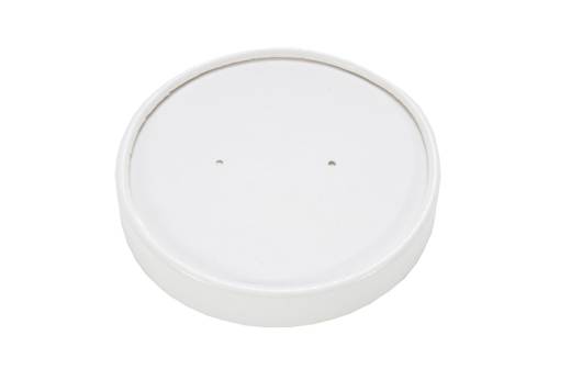 12oz Paper Soup Lid White (x500)