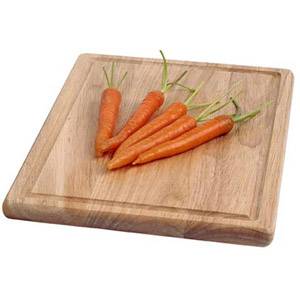 Natural Wood Rectangular Chopping Board 35x25cm