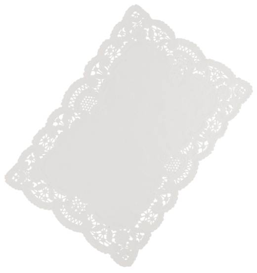 White Lace Tray Liner 10x14.5in (x1000)