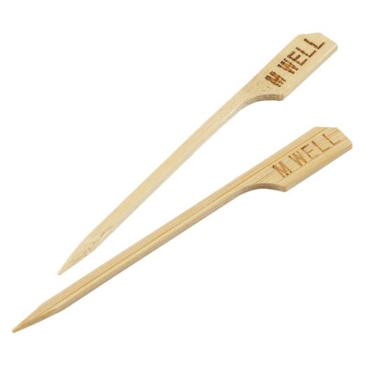 Bamboo Steak Markers 9cm/3.5in Medium Well (x100)