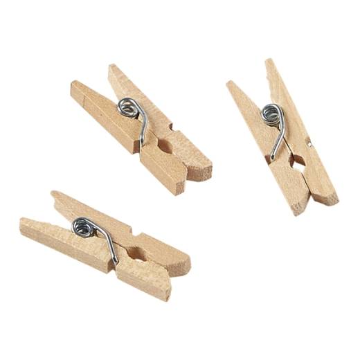 Miniature Wooden Pegs 2.5cm/1in (x1000)