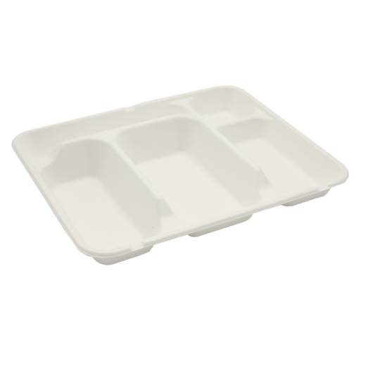 BePulp Rectangular Platter 5 Compartments 30x24cm (x200)
