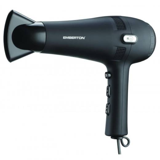 Emberton Stamford Retractable Cord Hairdryer 1800W 2 Speed Black