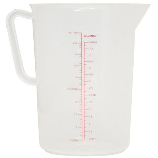 Polypropylene Measuring Jug 5L