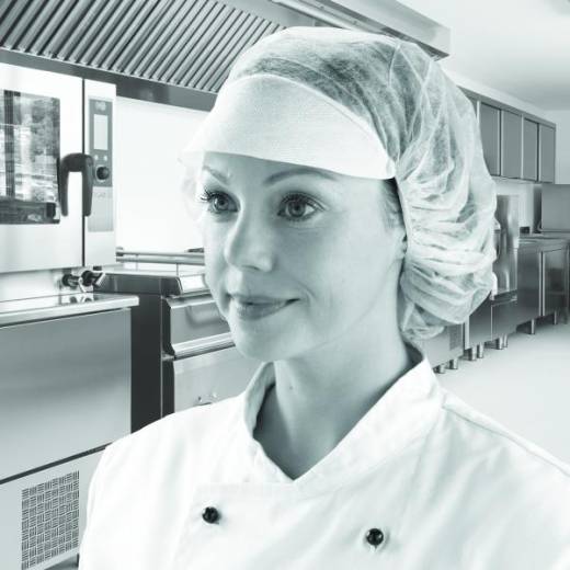 Peaked Airy Cap White (x1000)