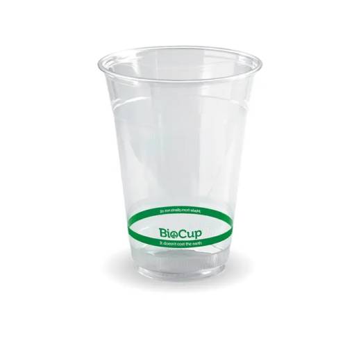 BioPak PLA Clear Tumbler 500ml/16oz 96mm (x1000)