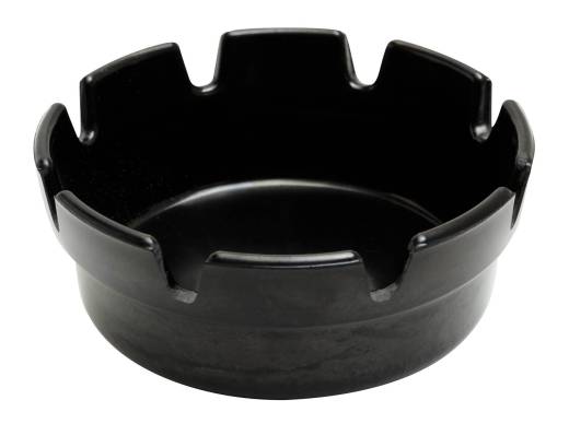 Black Melamine Crown 4in Ashtray