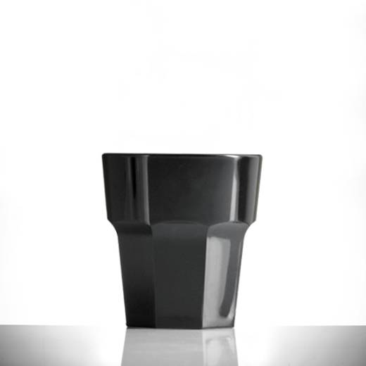 Elite Remedy 9oz Rocks Black Polycarbonate NS (x36)