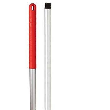 Aluminium Hygiene Handle T1 Screw Thread 125cm Red