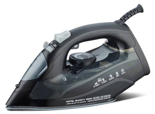 Emberton Croft 2000W Black Steam Iron - Auto Shut Off - 3yr Guarantee