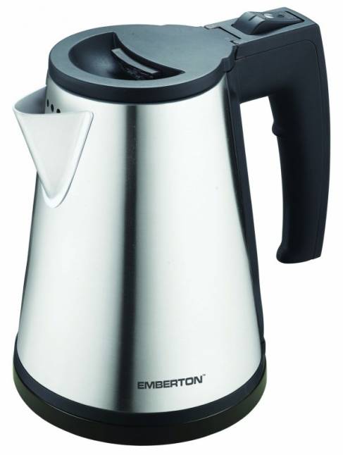 Emberton Malvern Brushed Steel Cordless Kettle 0.5L - 3yr Guarantee