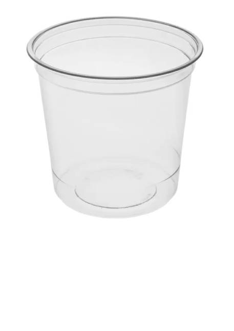 BioPak Clear PLA Deli Pot 500ml/16oz (x500)