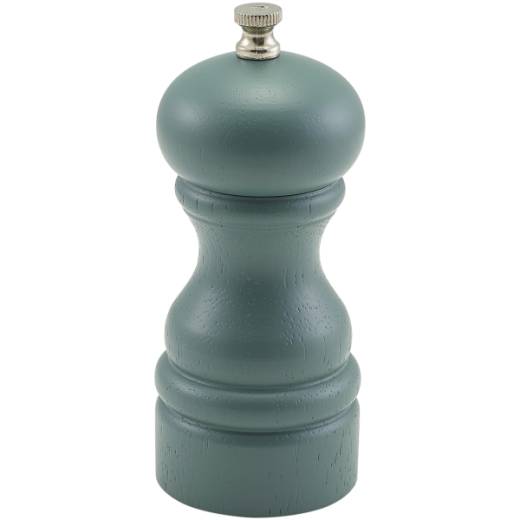 Grinder Olive Green Wooden Salt/Pepper 13cm (x6)