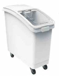 White Food Storage Box with Lid 75L 70.8x43.4x38.4cm