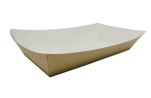 Kraft Meal Tray 240/170x160/110x50mm (x500)