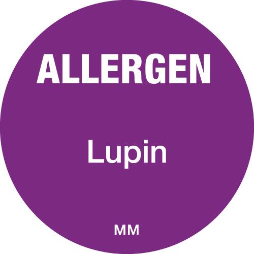 Allergen Label 25mm - Lupin (x500)